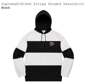 Supreme X Nike Striped Hoodie