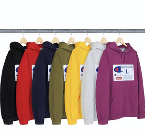 SS19 Supreme X Champion Hoodie – LIVESTRONG4EVER