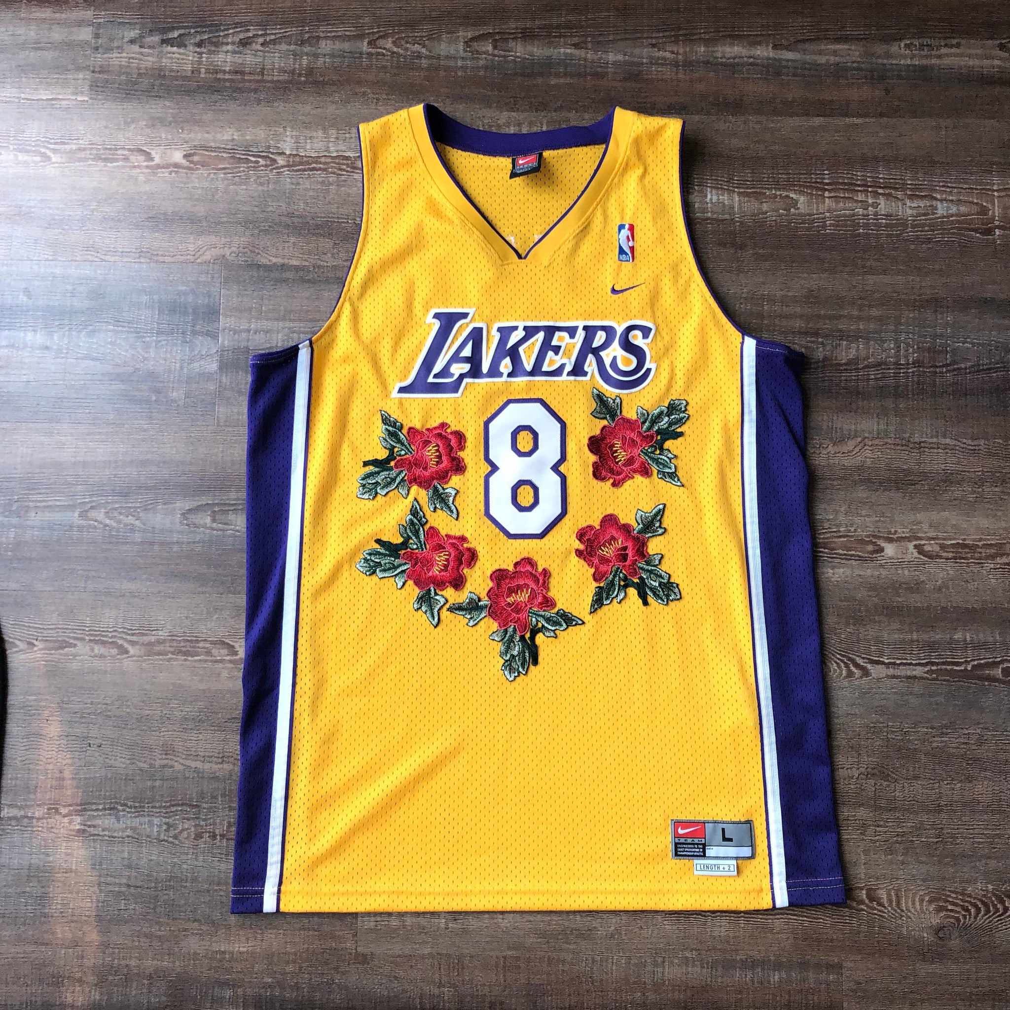 Vintage Kobe Bryant 8 La Lakers Jersey Large Size 